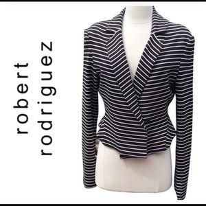 Robert Rodriguez striped blazer